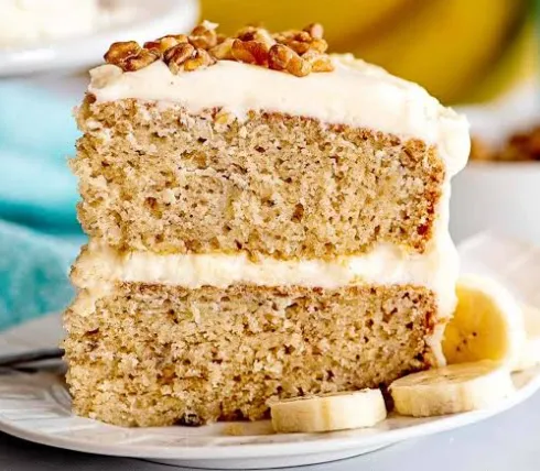 Banana Cake Slice