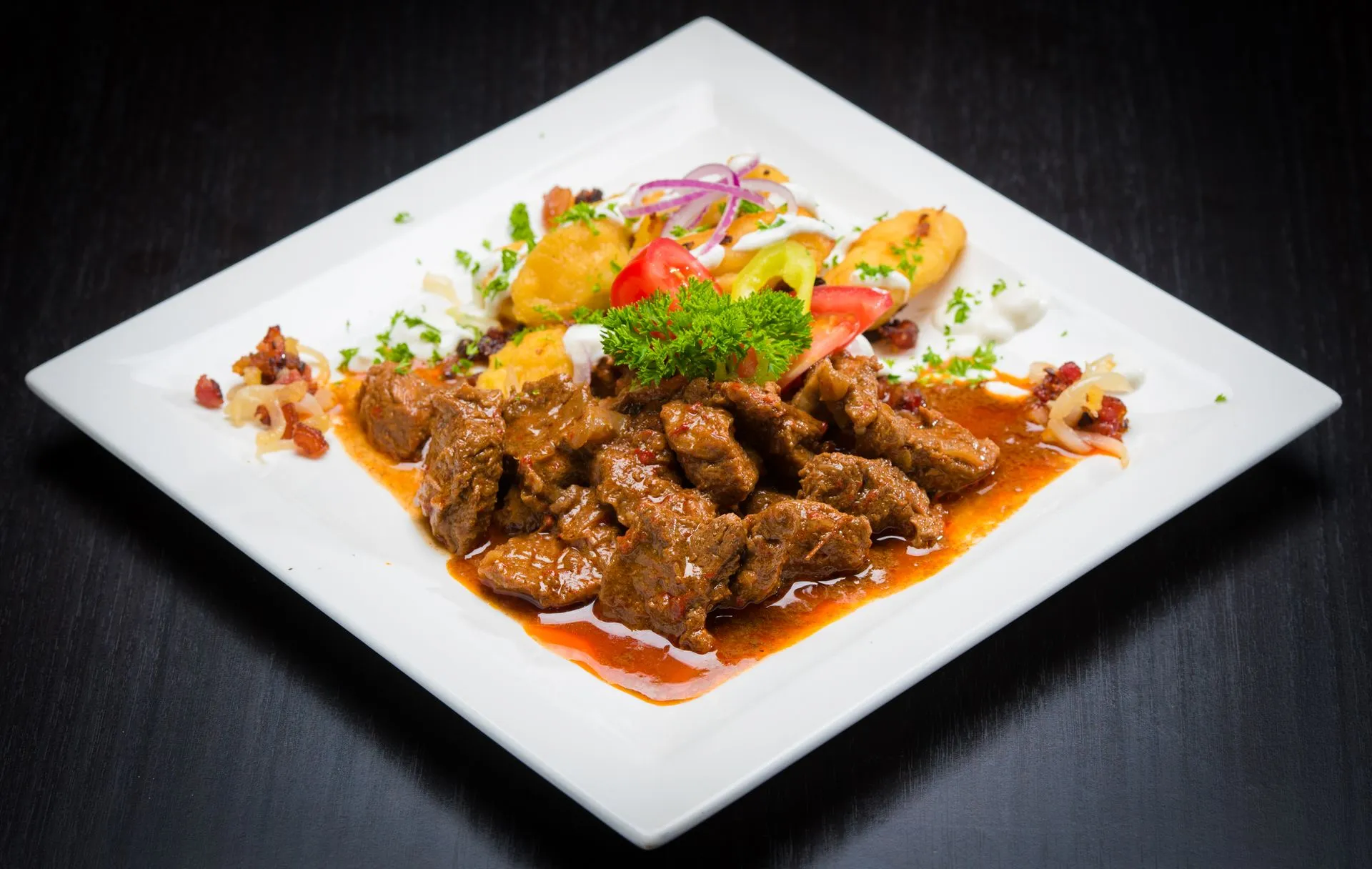 Beautifully plated YPA signature dishes