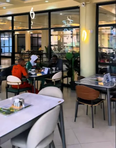 The dining area at YPA Mbuzi Choma's Maddu branch