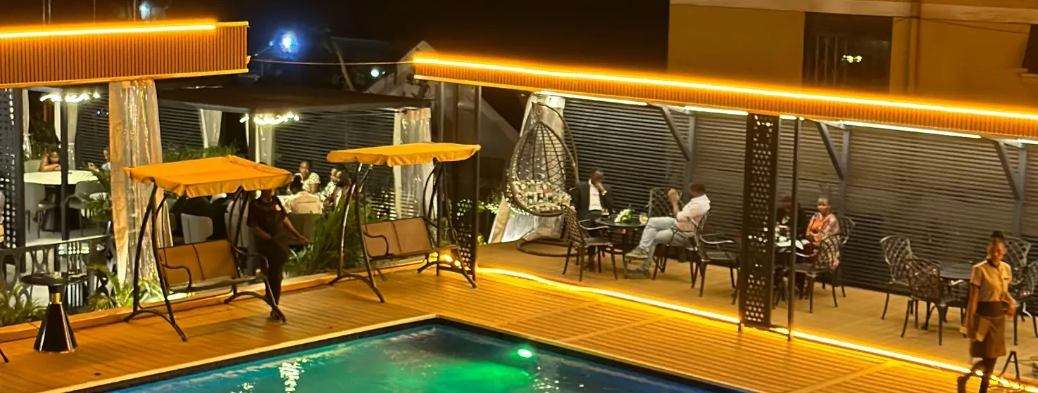 A relaxing lounge area at YPA Mbuzi Choma's Ntinda branch