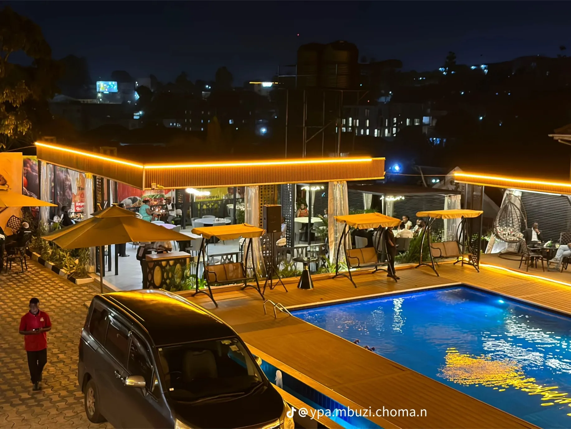 The swimming pool at YPA Mbuzi Choma's Ntinda branch