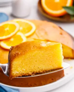 Orange Cake Slice